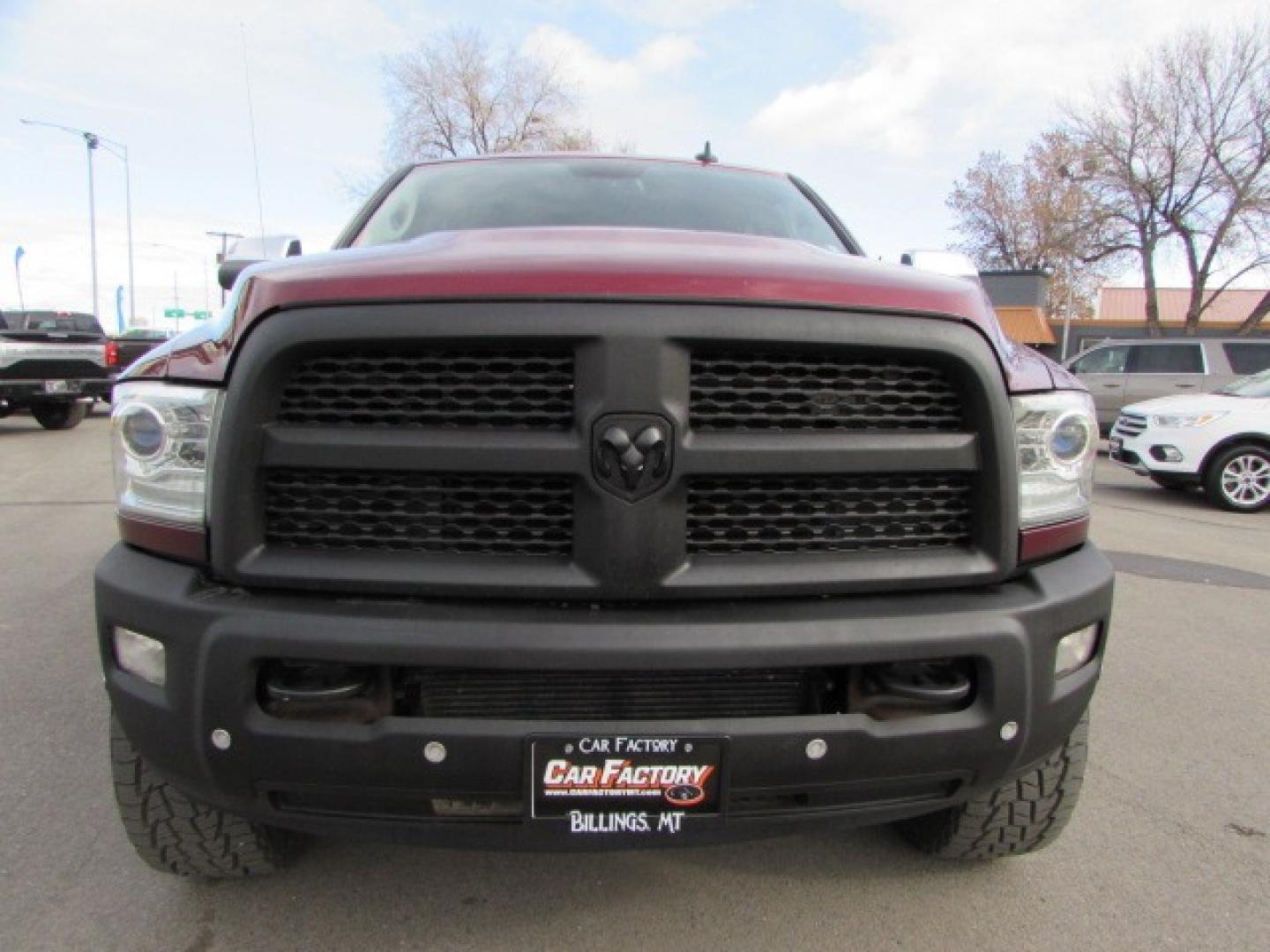 2018 Delmonico Red /Black Leather RAM 2500 Laramie (3C6UR5KL1JG) with an 6.7 I6 Cummins Turbo Diesel engine, 6 speed automatic transmission, located at 4562 State Avenue, Billings, MT, 59101, (406) 896-9833, 45.769516, -108.526772 - 2018 RAM 2500 Laramie Crew Cab LWB 4WD - Cummins Diesel! 6.7 I6 Cummins Turbo Diesel Engine - 6 speed automatic transmission - 4WD - 171,505 miles - Montana 2 owner unit - fully deleted emissions - copy of inspection and a full vehicle history report provided - Financing available! Delmonico Re - Photo#6